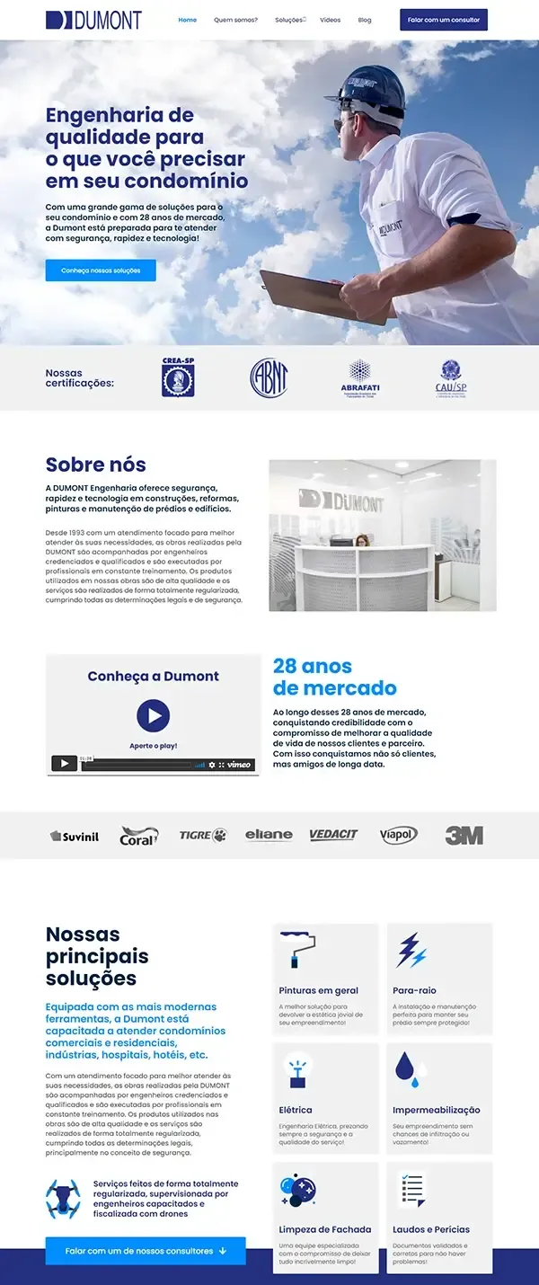 Site Dumont Engenharia